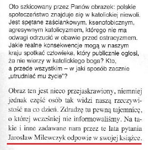 Jarosław Milewczyk pisze książkę o apostazji